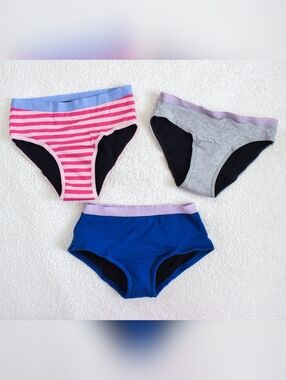 *THINX* BTWN - Teen Period Underwear - size 9/10 Variety- Bikini, Shorty & Brief